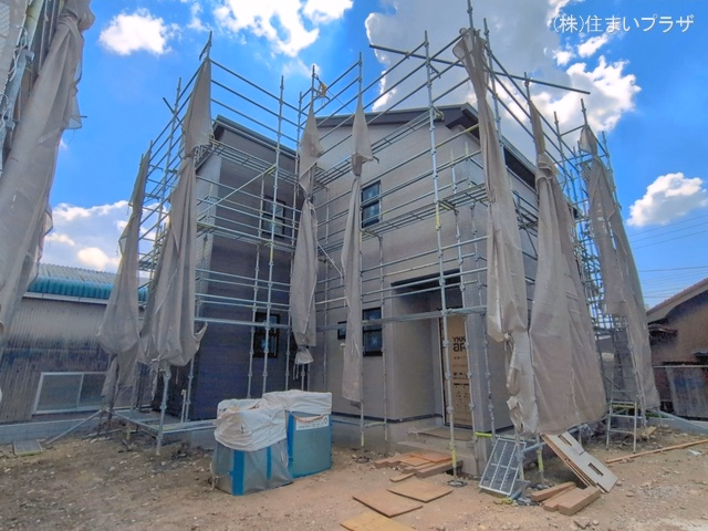 愛知県小牧市中央３丁目の新築戸建て外構写真 2026年6月11日撮影