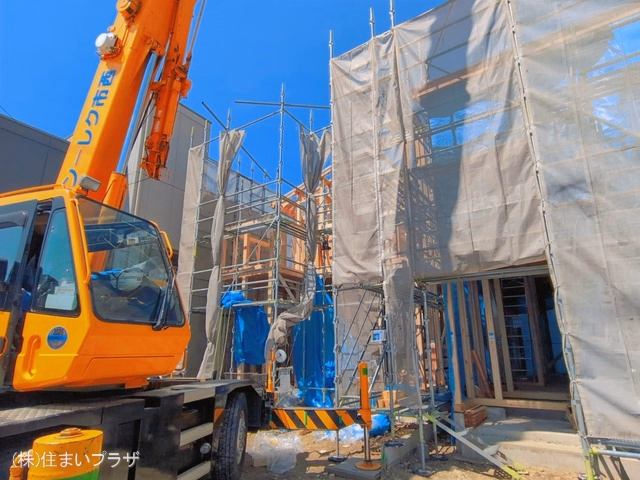 愛知県小牧市小牧1丁目の新築戸建て上棟写真 2026年4月2日撮影