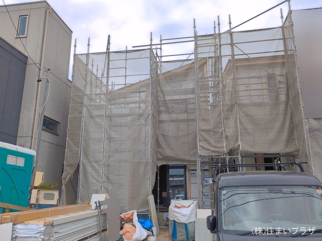愛知県小牧市小牧1丁目の新築戸建てシート写真 2026年4月21日撮影
