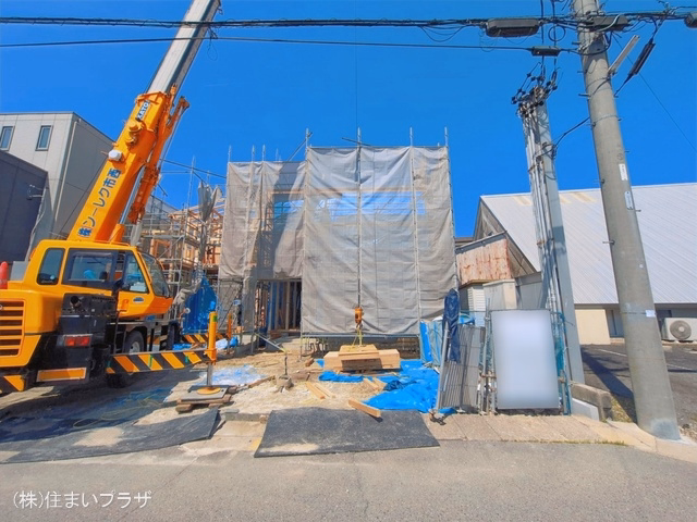 愛知県小牧市小牧1丁目の新築戸建て上棟写真 2026年4月2日撮影