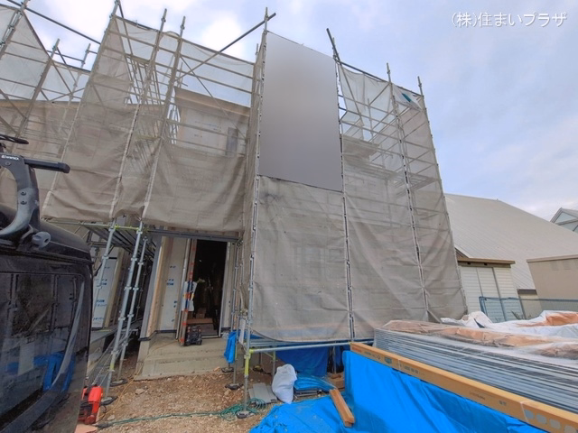 愛知県小牧市小牧1丁目の新築戸建てシート写真 2026年4月21日撮影