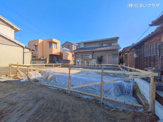 愛知県一宮市丹陽町　重吉字新田郷の新築戸建て基礎写真 2026年2月8日撮影
