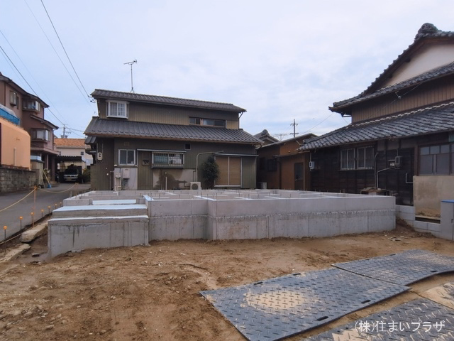愛知県一宮市丹陽町　重吉字新田郷の新築戸建て基礎写真 2026年3月1日撮影