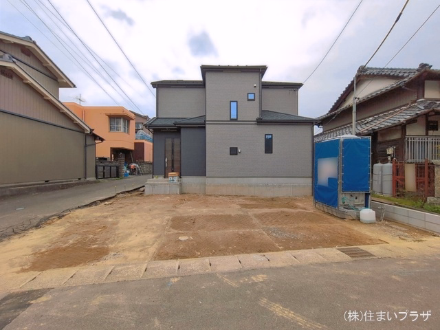 愛知県一宮市丹陽町　重吉字新田郷の新築戸建て外構写真 2026年4月14日撮影
