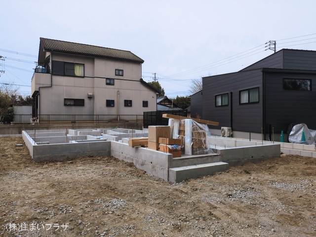 愛知県稲沢市平和町　法立北瀬古の新築戸建て基礎写真 2026年3月1日撮影