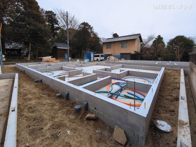 愛知県稲沢市平和町　法立北瀬古の新築戸建て基礎写真 2026年3月1日撮影
