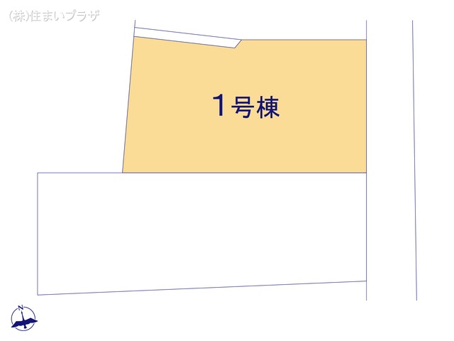 愛知県稲沢市平和町　法立北瀬古の新築戸建て全体区画図 ※図面と異なる場合は現況を優先