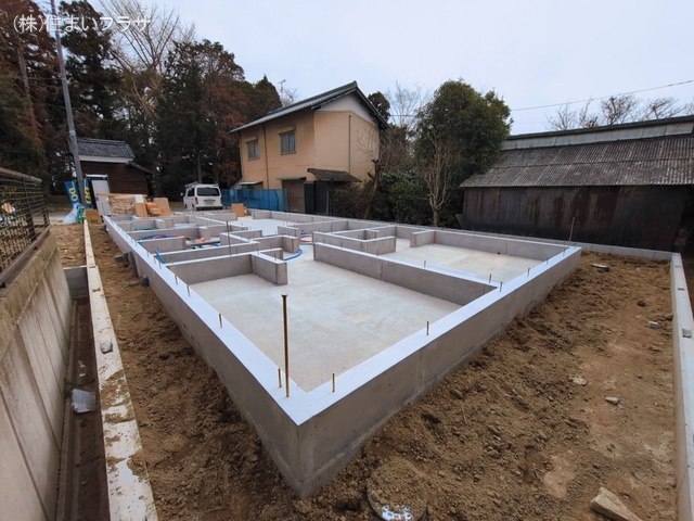 愛知県稲沢市平和町　法立北瀬古の新築戸建て基礎写真 2026年3月1日撮影