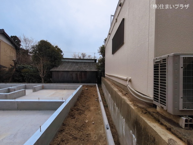 愛知県稲沢市平和町　法立北瀬古の新築戸建て基礎写真 2026年3月1日撮影