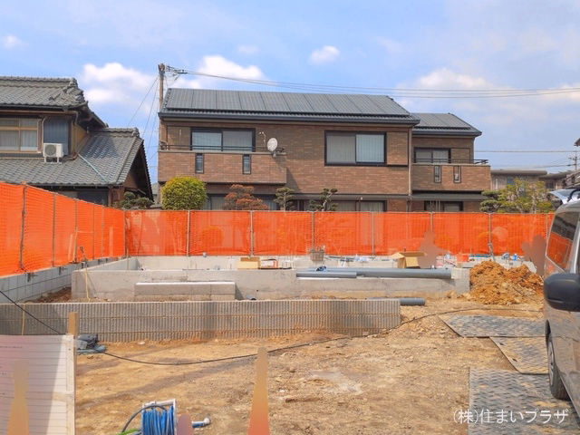 愛知県犬山市大字羽黒字小豆田の新築戸建て基礎写真 2026年4月13日撮影