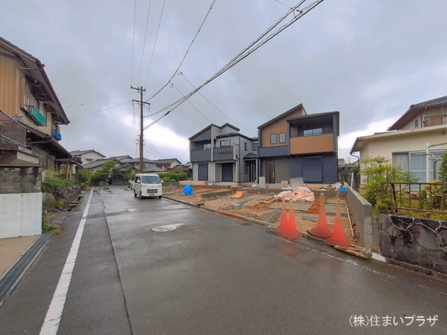 愛知県犬山市大字羽黒字小豆田の新築戸建て外構写真 2026年6月24日撮影