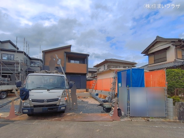 愛知県犬山市大字羽黒字小豆田の新築戸建て外構写真 2026年6月7日撮影