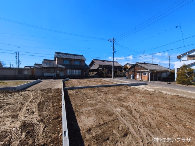 愛知県一宮市萩原町 高松字東郷裏の新築戸建て更地・土地写真 2026年3月3日撮影