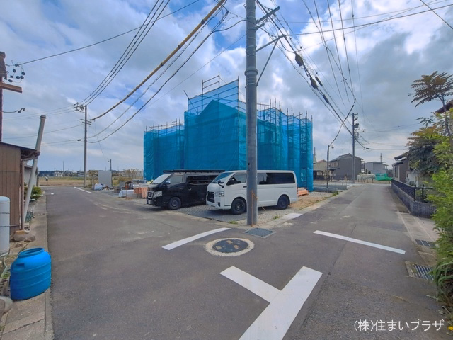 愛知県一宮市萩原町 高松字東郷裏の新築戸建てシート写真 2026年4月19日撮影