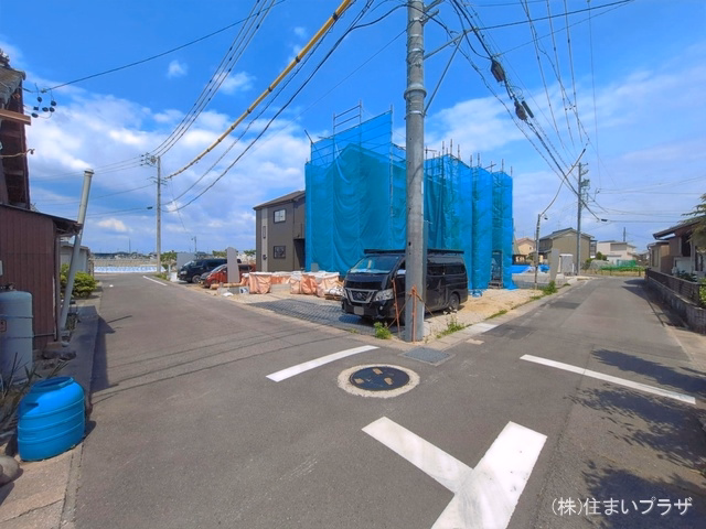 愛知県一宮市萩原町 高松字東郷裏の新築戸建て外構写真 2026年5月11日撮影