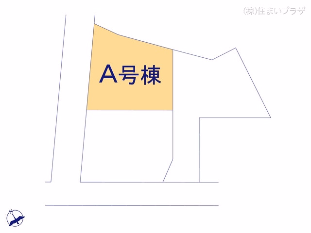 愛知県一宮市萩原町 高松字東郷裏の新築戸建て全体区画図 ※図面と異なる場合は現況を優先