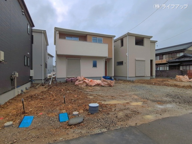 愛知県半田市向山町3丁目の新築戸建て外構写真 2026年4月9日撮影