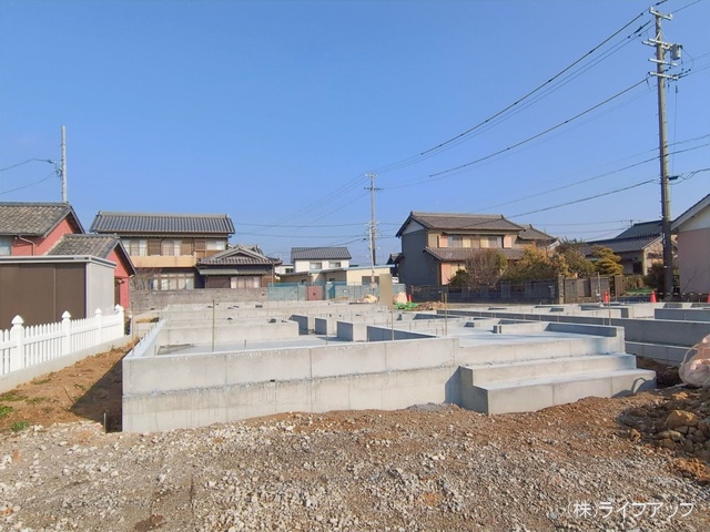 愛知県半田市向山町3丁目の新築戸建て基礎写真 2026年2月12日撮影
