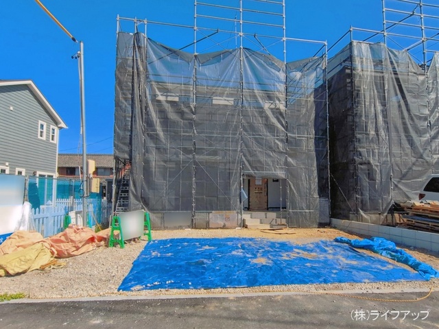 愛知県半田市向山町3丁目の新築戸建てシート写真 2026年3月23日撮影