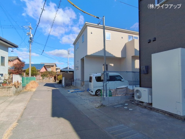愛知県半田市本町2丁目の新築戸建て外構写真 2026年2月2日撮影