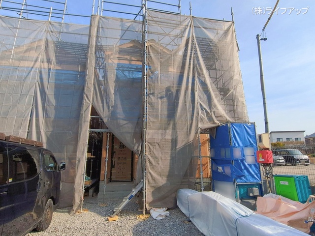 愛知県刈谷市荒井町２丁目の新築戸建て上棟写真 2026年2月4日撮影