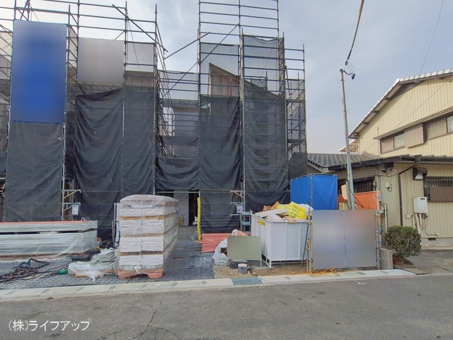 愛知県半田市前田町の新築戸建てシート写真 2026年2月23日撮影