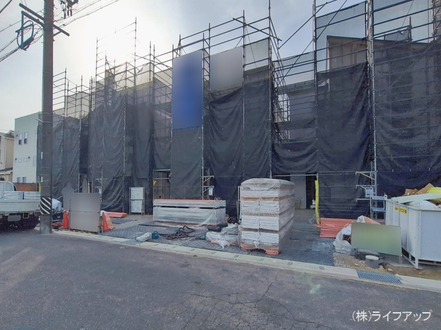 愛知県半田市前田町の新築戸建てシート写真 2026年2月23日撮影