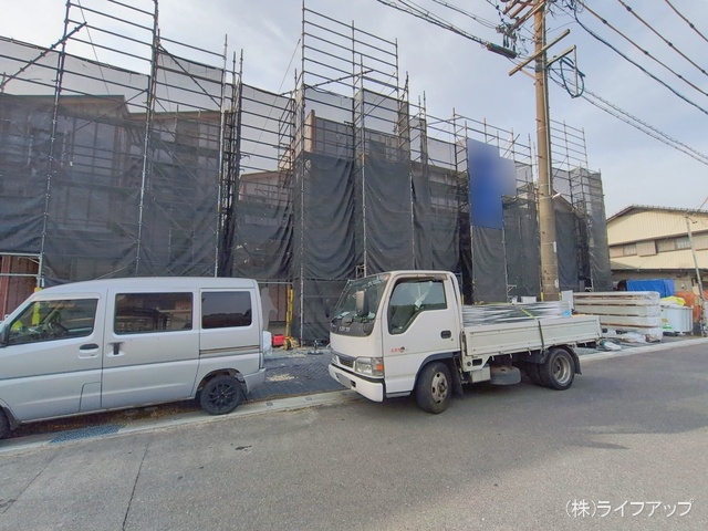 愛知県半田市前田町の新築戸建てシート写真 2026年2月23日撮影