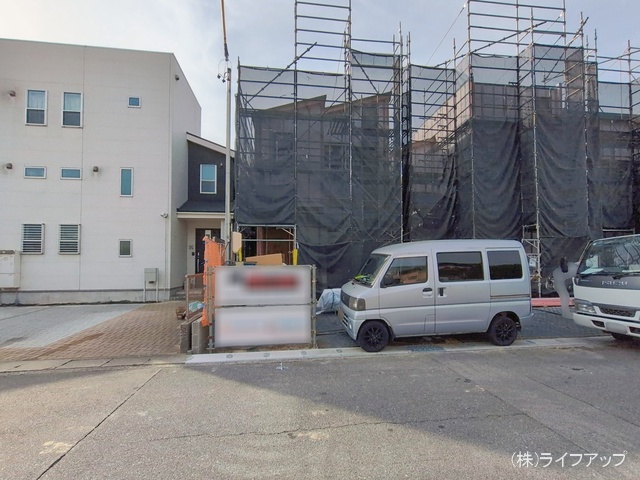 愛知県半田市前田町の新築戸建てシート写真 2026年2月23日撮影