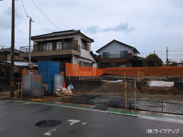 愛知県半田市花田町１丁目の新築戸建て基礎写真 2026年3月2日撮影
