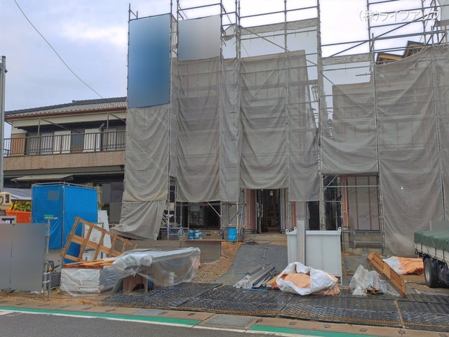 愛知県半田市花田町１丁目の新築戸建てシート写真 2026年4月14日撮影