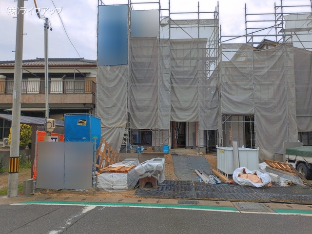 愛知県半田市花田町１丁目の新築戸建てシート写真 2026年4月14日撮影