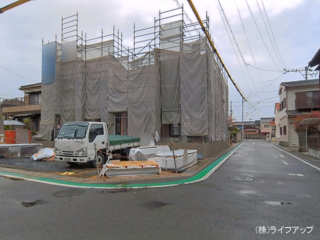 愛知県半田市花田町１丁目の新築戸建てシート写真 2026年4月14日撮影