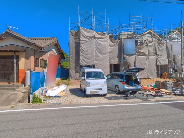 愛知県大府市米田町４丁目の新築戸建てシート写真 2026年6月9日撮影