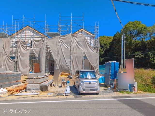 愛知県大府市米田町４丁目の新築戸建てシート写真 2026年6月9日撮影