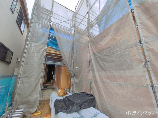 愛知県大府市森岡町４丁目の新築戸建て上棟写真 2026年4月22日撮影