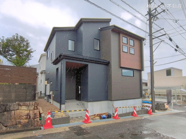 愛知県豊明市二村台７丁目の新築戸建て外構写真 2026年3月30日撮影