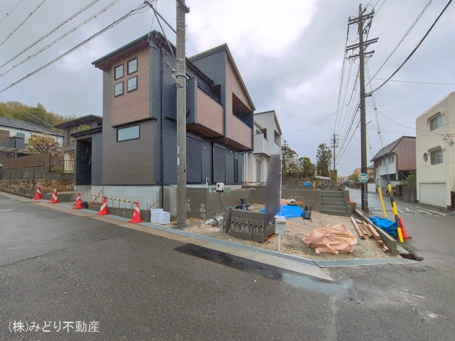 愛知県豊明市二村台７丁目の新築戸建て外構写真 2026年3月30日撮影