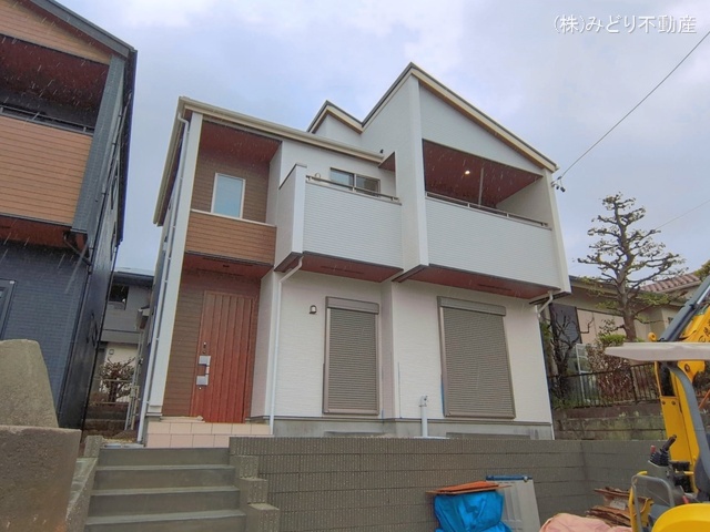 愛知県豊明市二村台7丁目の新築戸建て外構写真 2026年3月30日撮影