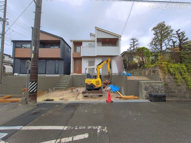 愛知県豊明市二村台7丁目の新築戸建て外構写真 2026年3月30日撮影
