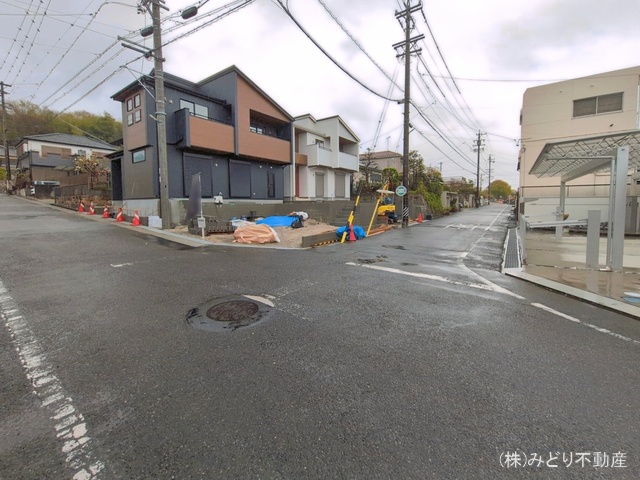 愛知県豊明市二村台7丁目の新築戸建て外構写真 2026年3月30日撮影