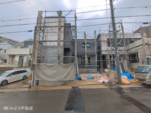 愛知県名古屋市緑区黒沢台1丁目の新築戸建てシート写真 2026年3月24日撮影