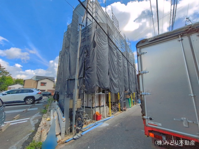 愛知県名古屋市南区鳥栖１丁目の新築戸建てシート写真 2026年5月10日撮影