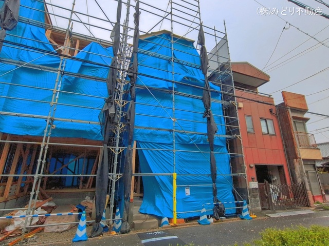 愛知県名古屋市南区鳥栖1丁目の新築戸建て上棟写真 2026年3月30日撮影