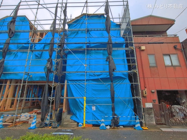 愛知県名古屋市南区鳥栖1丁目の新築戸建て上棟写真 2026年3月30日撮影