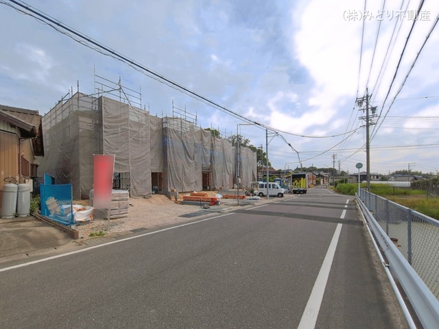 愛知県大府市米田町４丁目の新築戸建てシート写真 2026年5月19日撮影