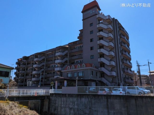 愛知県豊明市栄町武侍のマンション『レインボー豊明』外観写真 2026年3月15日撮影