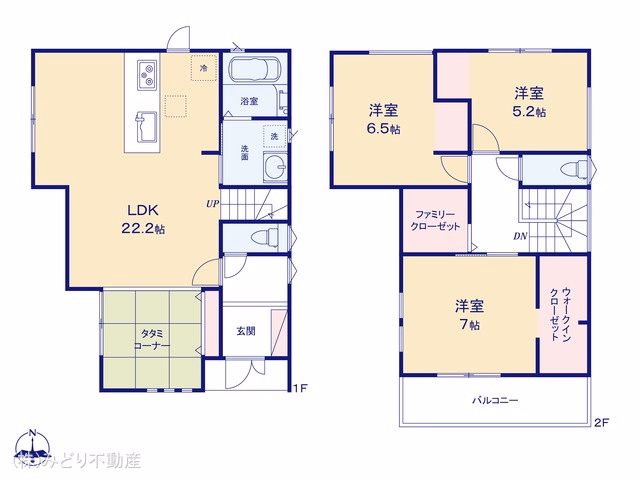東海市荒尾町奥曽山(戸建)01 間取図