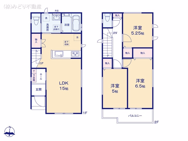 名古屋市南区天白町3丁目（戸建）A 間取図