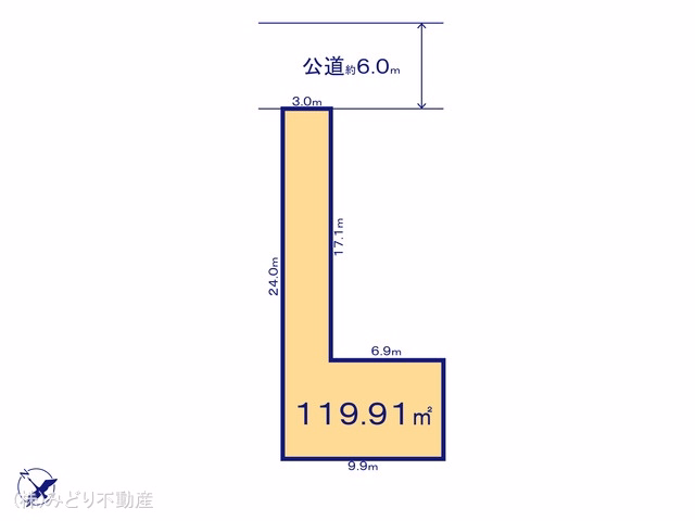 名古屋市緑区小坂1丁目(土地)03 区画図